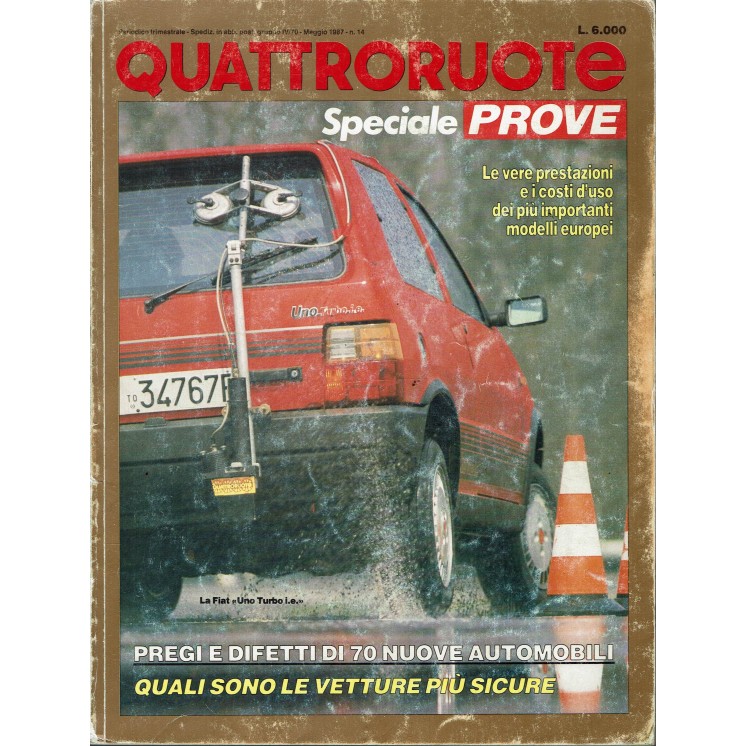Quattroruote Speciale Prove 1987 ed. Domus FF00