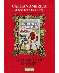 Grandi Eroi Marvel  1 Capitan America brossurato ed. Comic Art di Lee FU13