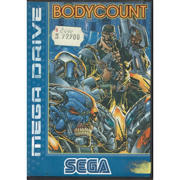 Videogioco SEGA MEGA DRIVE Bodycount ORIGINALE libretto B10