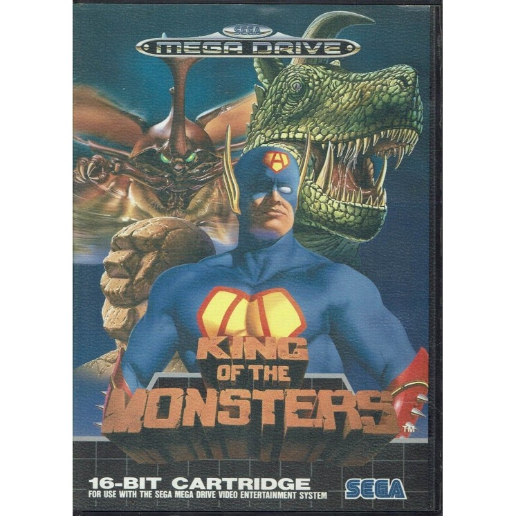 Videogioco SEGA MEGA DRIVE King of the Monsters ORIGINALE NO libretto B10