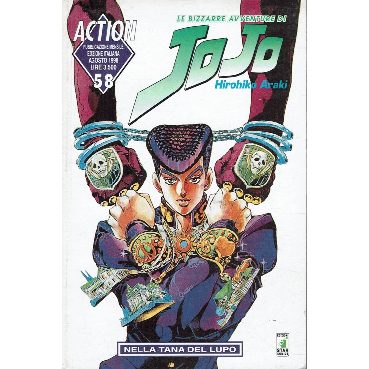 Le bizzarre avventure di JoJo n. 58 di Araki prima ed. Star Comics