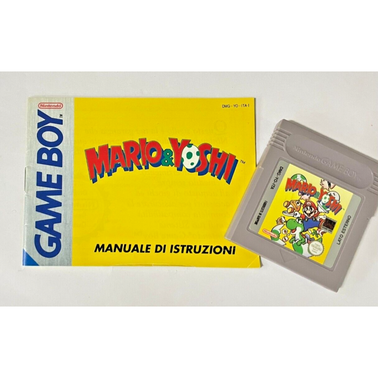 Videogioco GAME Boy Mario e Yoshi no BOX si libretto ITA B44