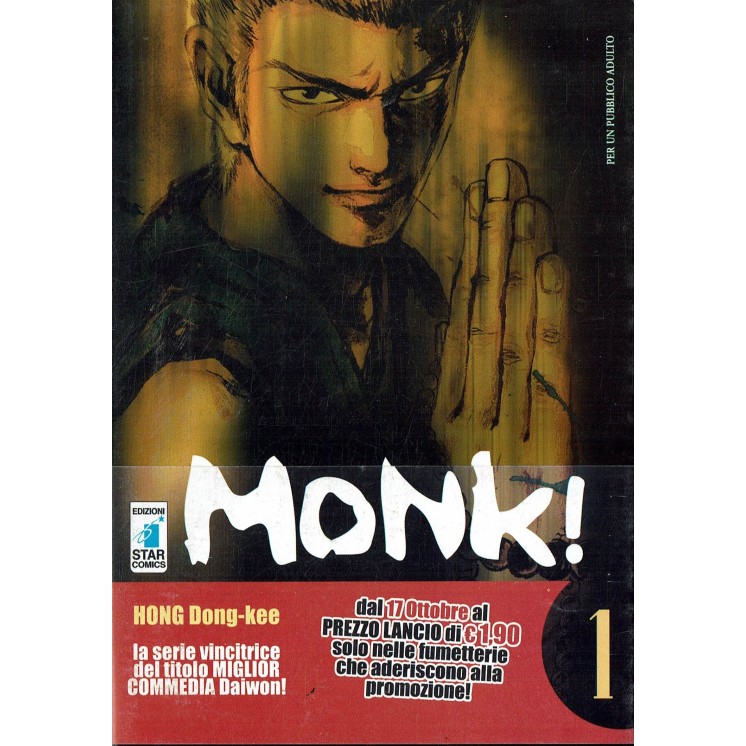 Monk! n. 1 di Hong Dong-kee con FASCETTA ed. Star Comics