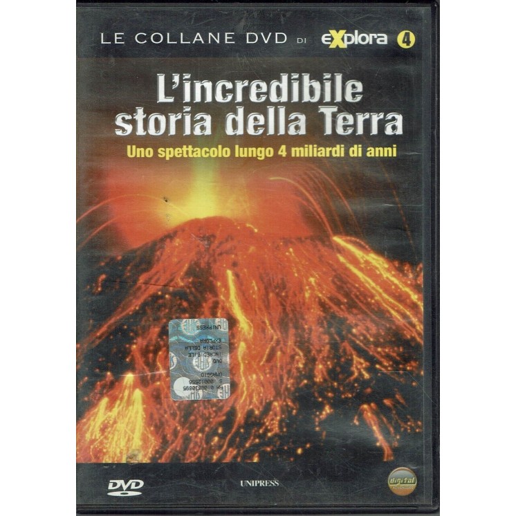 DVD Incredibile storia della terra uno spettacolo lungo 4 miliardi ITA USATO B15