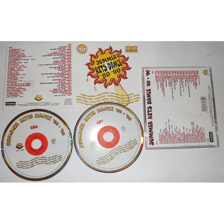 CD Summer Hits Dance '80 '90 2 CD Dig It Int. 1997 32 tracce B27