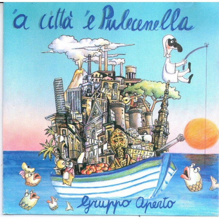 CD Gruppo Aperto 'A citta' 'e pulecenella Easy Records 1992 8tracce B41