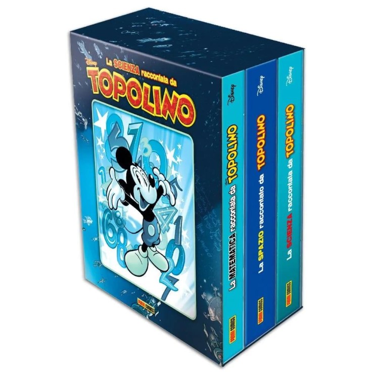 La Scienza Raccontata da Topolino COFANETTO 3 volumi ed. Panini Disney FU27