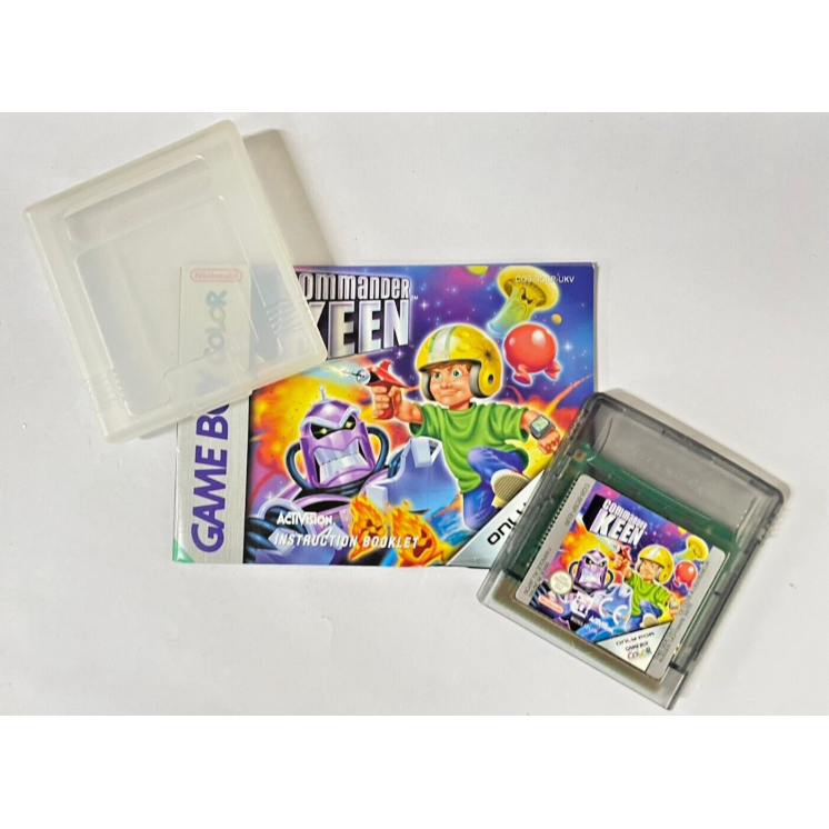 Videogioco GAME Boy Color Commander Keen no BOX si libretto ENG B44