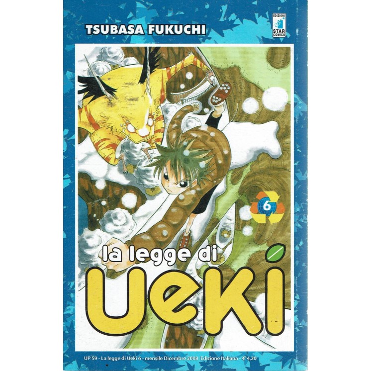 La Legge di Ueki n. 6 di Tsubasa Fukuchi ed. Star Comics
