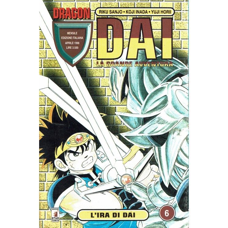 Dragon Dai - La Grande Avventura n. 6 di Sanjo Inada Horii ed. Star Comics