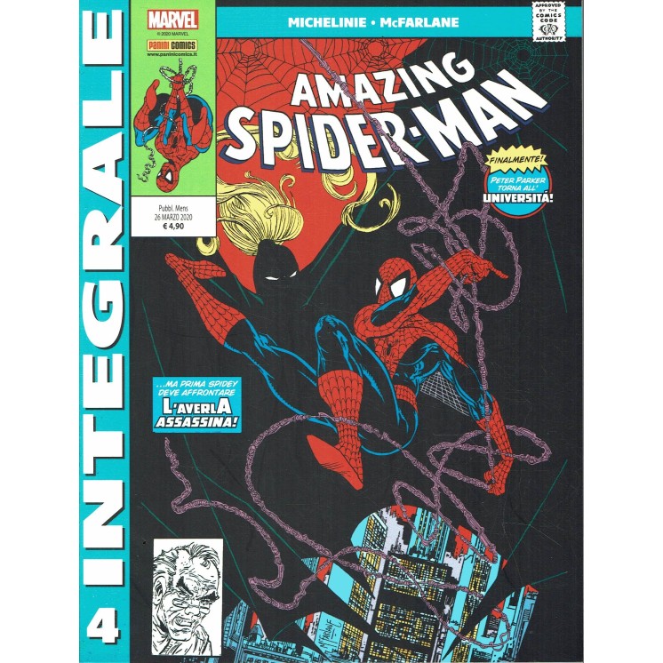Marvel Integrale  4 Amazing Spider-Man   4 di Mc Farlane ed. Panini Comics BO07