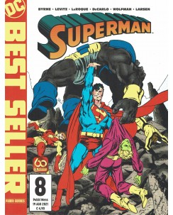 Dc Best Seller  8 Superman  8 di John Byrne ed. Panini Comics BO10