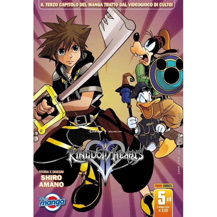 Kingdom Hearts II SILVER  5 di Amano NUOVO ed. Panini FU14