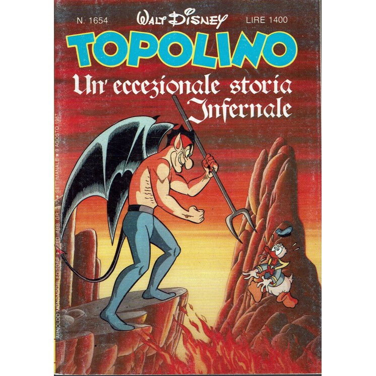 Topolino n.1654 ed. Walt Disney Mondadori