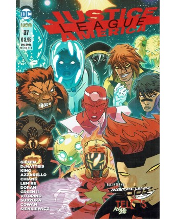 JUSTICE LEAGUE AMERICA n.37 con Telos di De Matteis ed. Lion