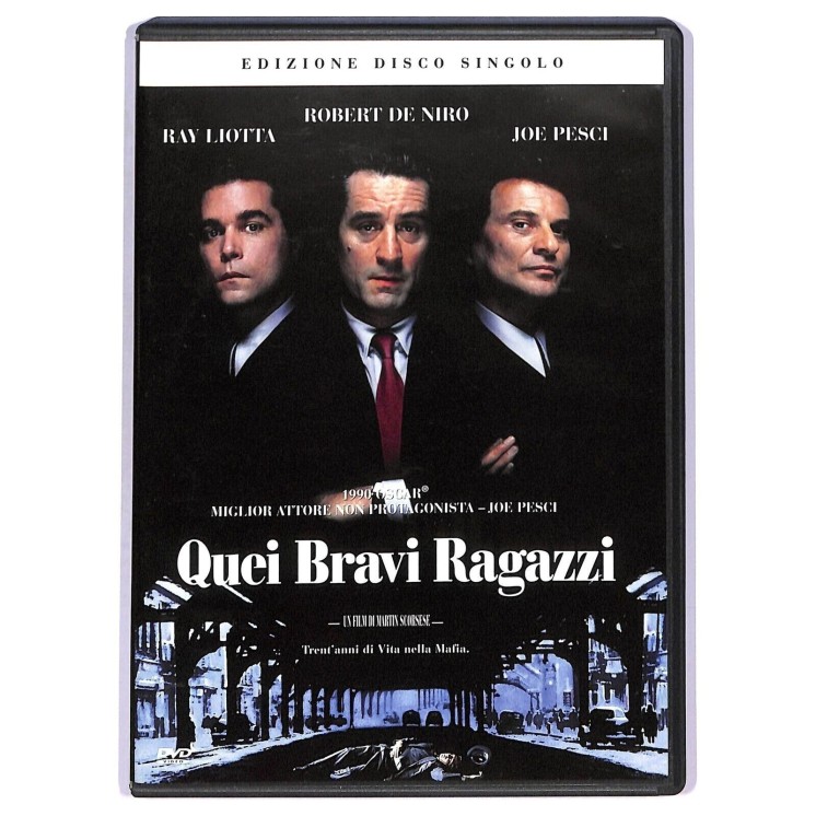 DVD quei bravi ragazzi  ed disco singolo con De Niro ITA usato B18