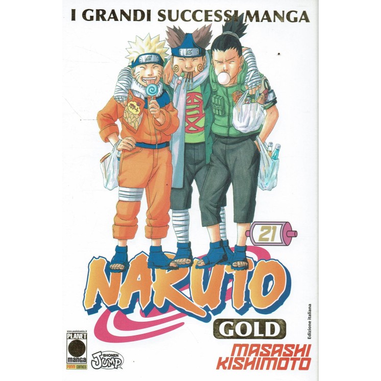Naruto Gold Deluxe n. 21 di Masashi Kishimoto NUOVO ed. Panini Comics