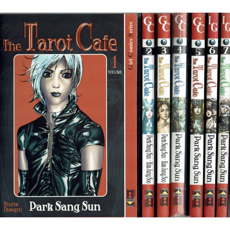 The Tarot Cafè 1/7 serie COMPLETA di Park Sang Sun ed. Flashbook SC02