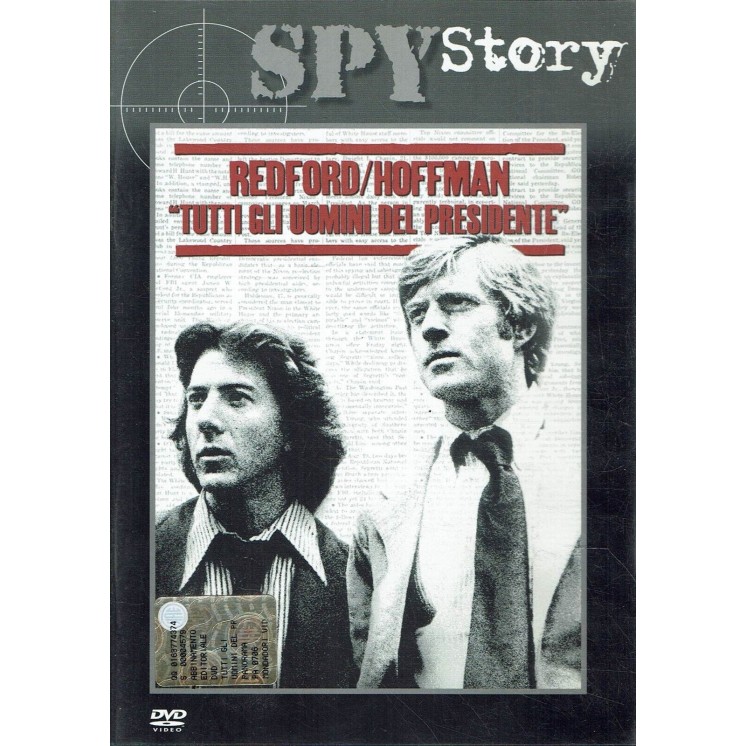 DVD tutti gli uomini del presidente con Redford Hoffman serie Spy Story ITA B37