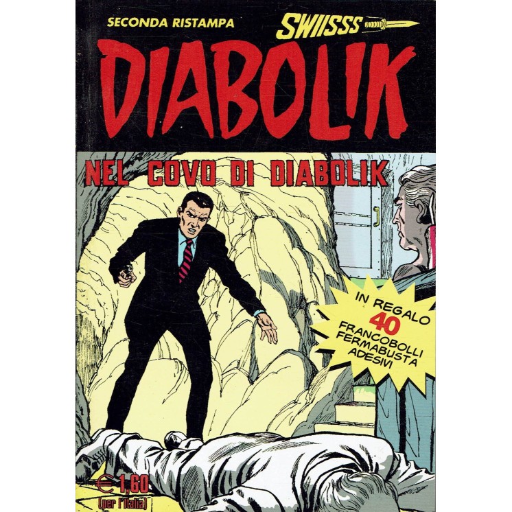 Diabolik Swiisss   99 nel covo di Diabolik FRANCOBOLLI ed. Astorina