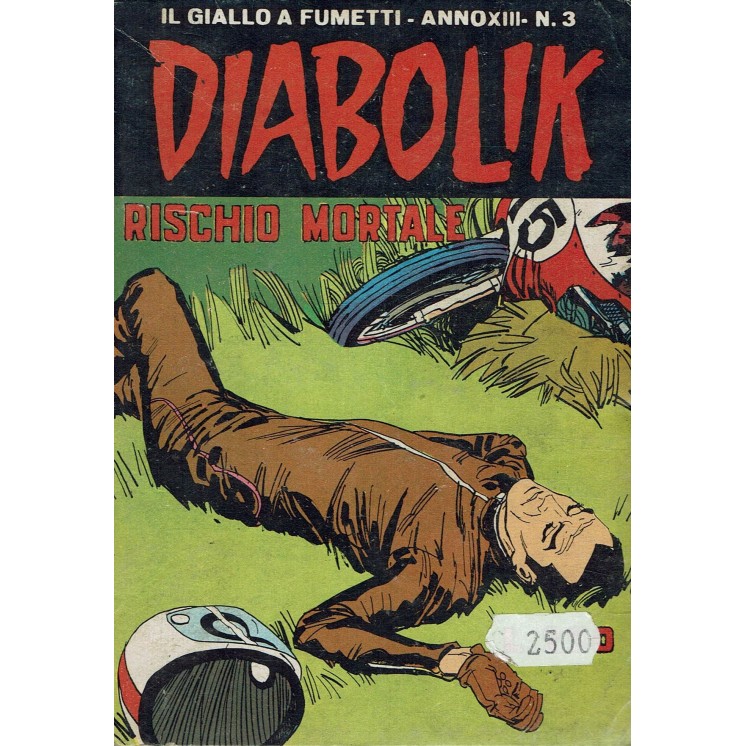 Diabolik Anno XIII n. 3 rischio mortale ed. Astorina