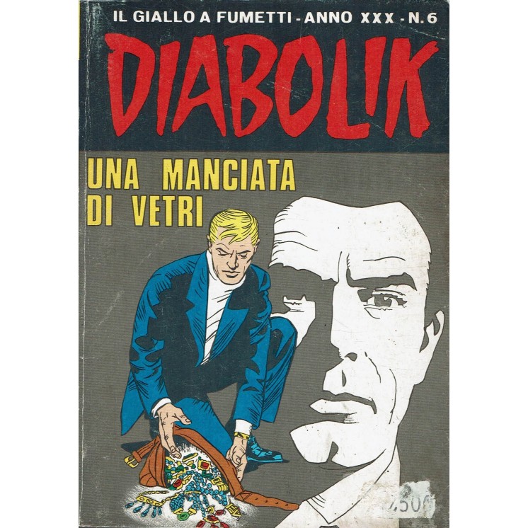 Diabolik Anno XXX n. 6 una manciata di vetri ed. Astorina