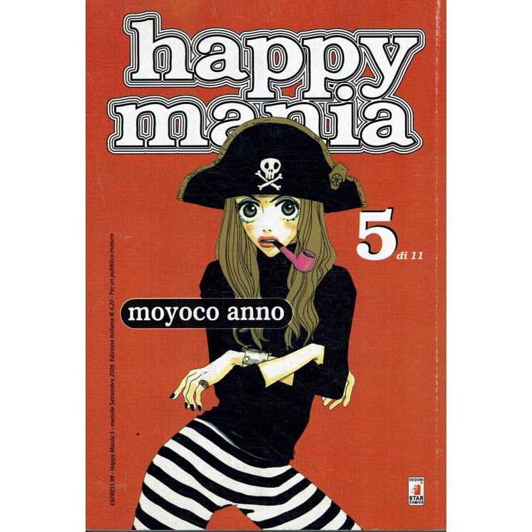Happy Mania  5 di Moyoco Anno Sugar Sugar Rune ed. Star Comics