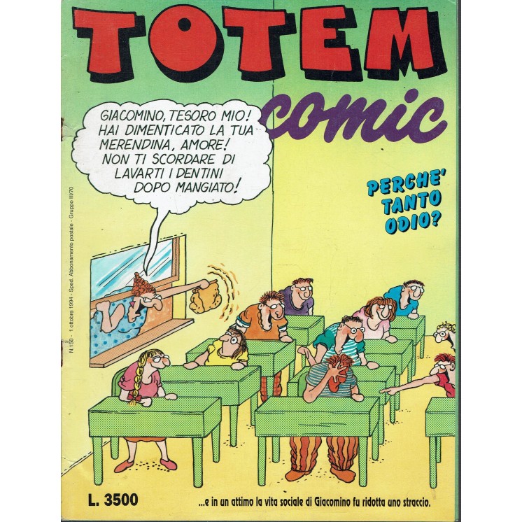 Totem Comic 150 con MERAVIGLIE NATURA Ortolani ed. Nuova Frontiera FU05