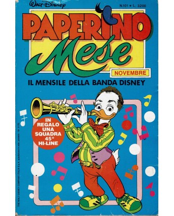 Paperino mese novembre  101 il mensile banda Disney ed. Walt Disney BO1