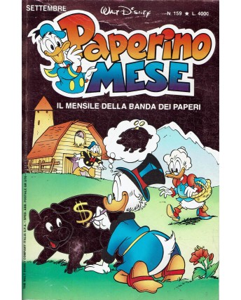 Paperino mese settembre  159 mensile banda paperi ed. Walt Disney BO1