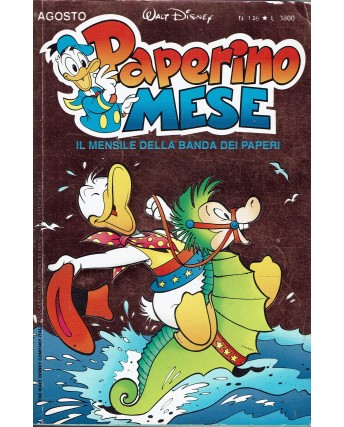 Paperino mese agosto  146 mensile banda paperi ed. Walt Disney BO1