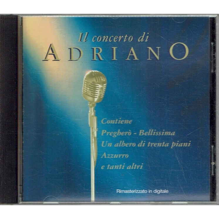 CD Adriano Celentano Il Concerto di Adriano 17 tracks editoriale Tv Sorrisi B48