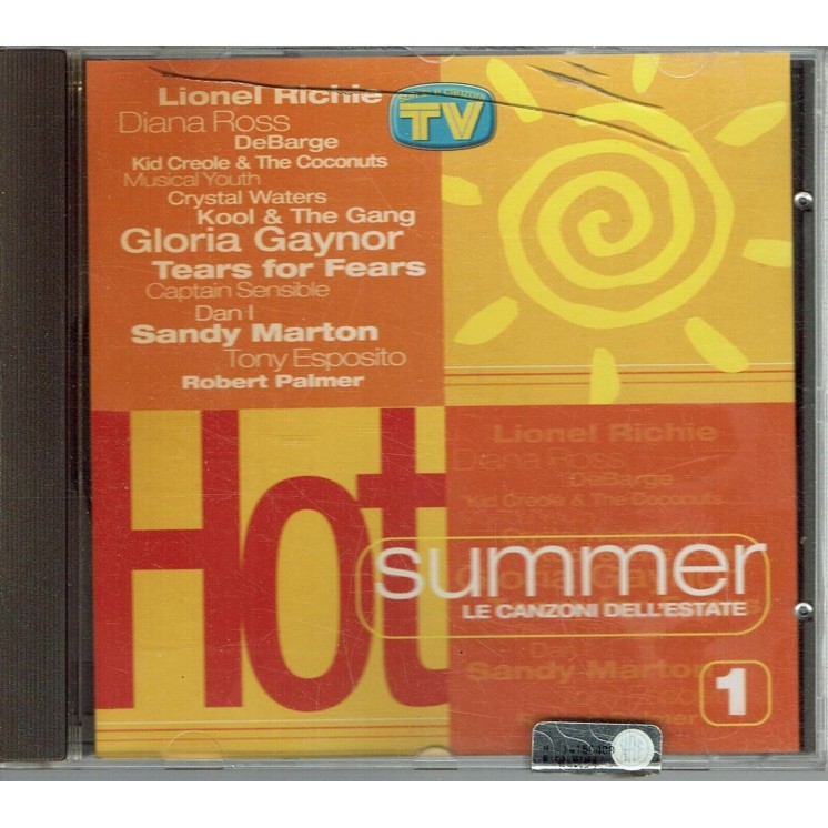 CD  Hot Summer  1  le canzoni dell'estate editoriale TV Sorrisi usato B40