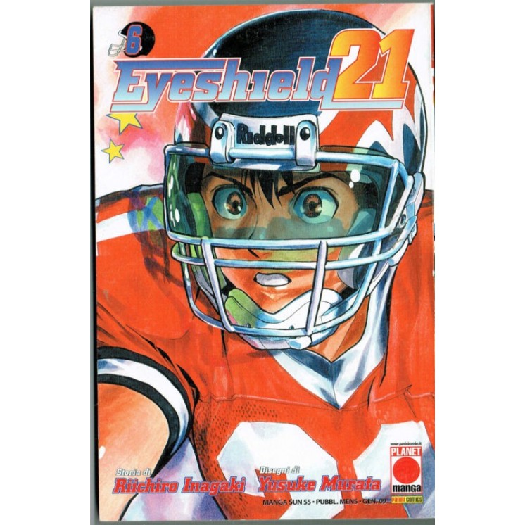 Eyeshield 21 n. 6 di Riichiro Inagaki Yusuke Murata ed. Planet Manga