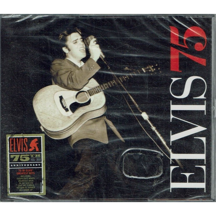 CD Elvis 75 anniversary 75 tracks NUOVO B33