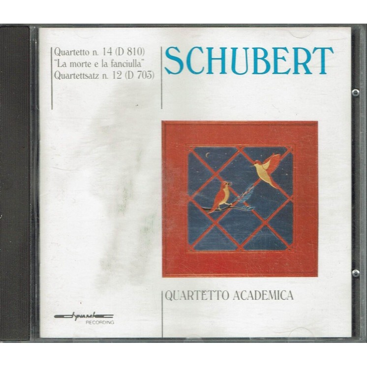 CD Schubert quartetto academica 14 la morte e la fanciulla usato B33
