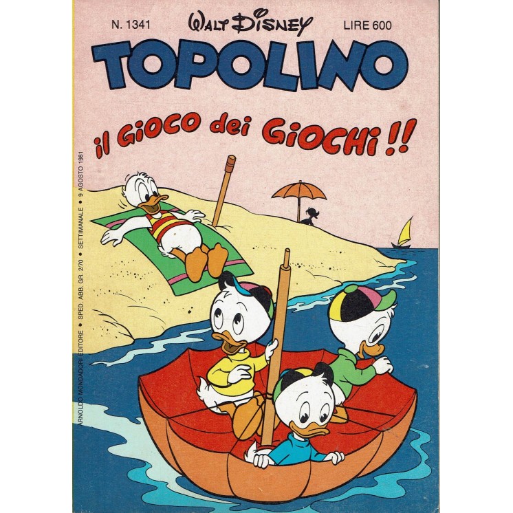 Topolino n.1341 ed. Walt Disney Mondadori