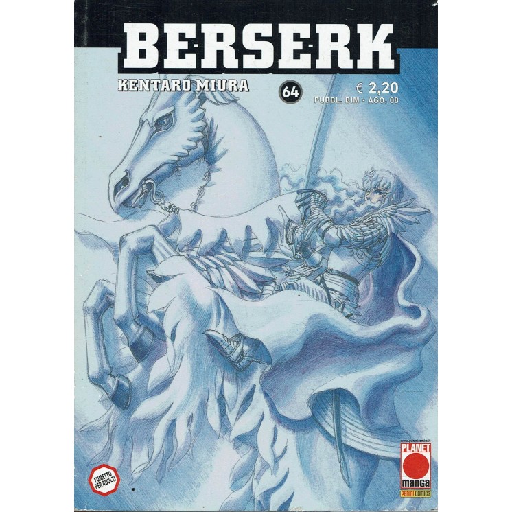 Berserk n. 64 di Kentaro Miura prima edizione ed. Panini Comics