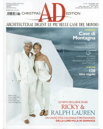 AD architectural digest le piu belle case del mondo 331 ed. Mondadori FF14