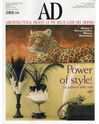 AD architectural digest le piu belle case del mondo 293 ed. Mondadori FF14