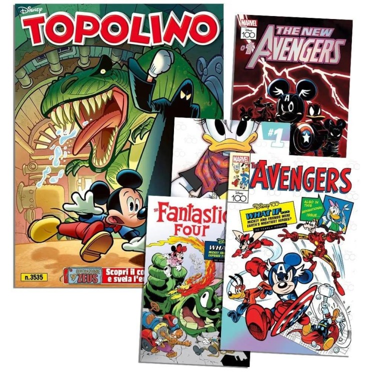 Topolino n.3535 GADGET Litografie Marvel 5/8 di 12 NUOVO ed. Panini FU28