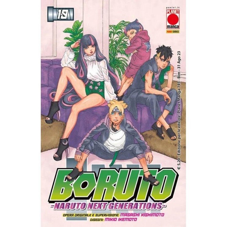 Boruto Naruto Next generation 19 di Masashi Kishimoto NUOVO ed. PANINI  