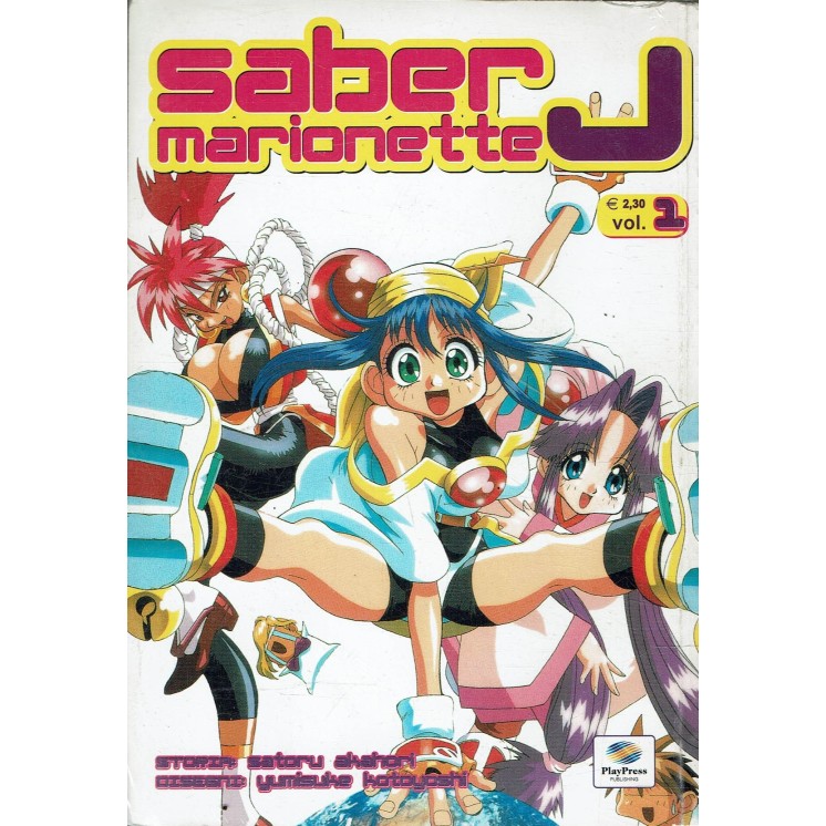 Saber Marionette J n. 1 di S. Akahori ed. Play Press