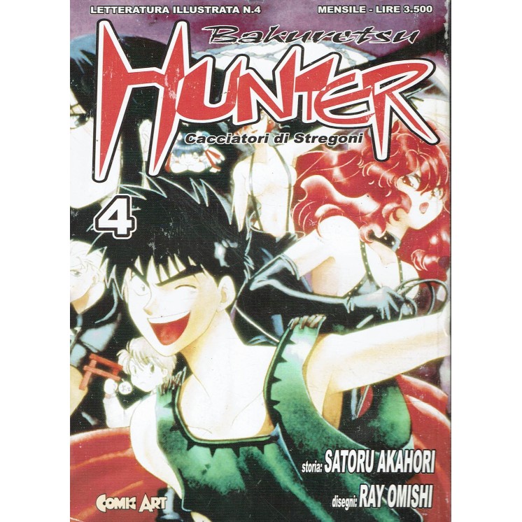 Bakuretsu hunter n. 4 di S. Akamori ed. Comic art