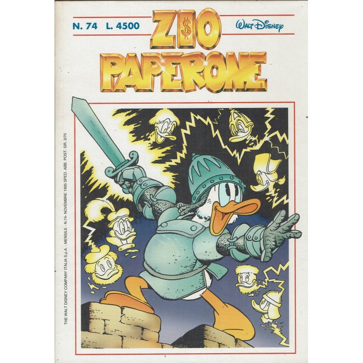 Zio Paperone n.  74 di Carl Barks ed. Walt Disney