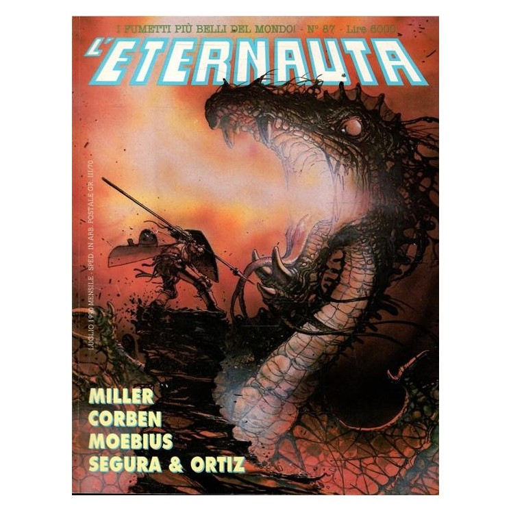 ETERNAUTA n. 87 di Miller, Corben e Moebius ed. Comic art  FU26