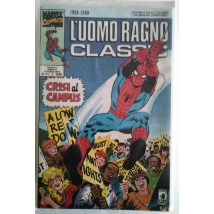 L'Uomo Ragno Classic N.21 BLISTERATO Edizioni Star Comics Spiderman