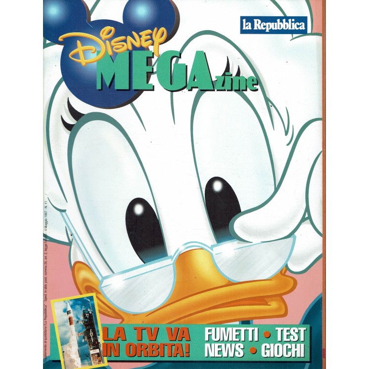 Disney MEGAzine supplemento Repubblica n. 11 di Ezio Mauro ed. Walt Disney FF08