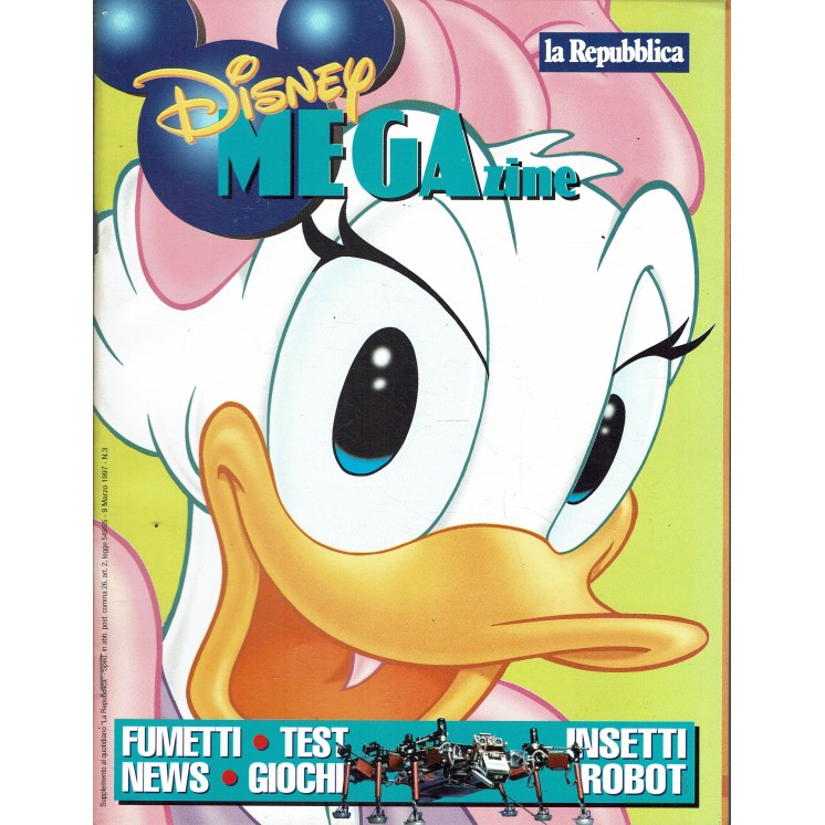 Disney MEGAzine supplemento Repubblica n.  3 di Ezio Mauro ed. Walt Disney FF08