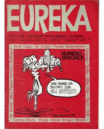 Eureka n. 46 1971 di Capp, Orlando e Oop ed. Corno FU45